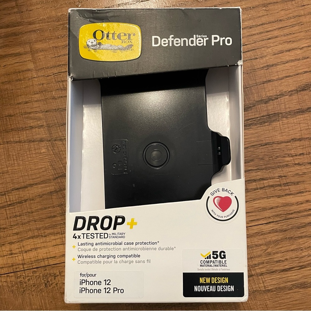 OtterBox Defender Pro Plastic holster Clip iPhone 12 / 12Pro Black